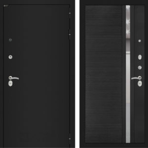 КЛАССИК Шагрень черная 31 - Черный кварц (зеркальная вставка с тонировкой)  