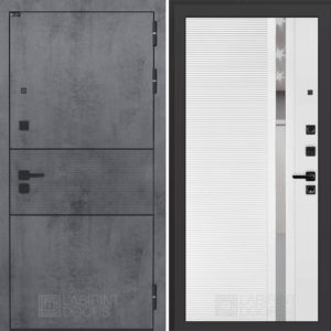 ИНФИНИТИ (Ю) 31 - Белый софт (зеркальная вставка с тонировкой)  