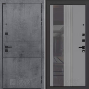 ИНФИНИТИ (Ю) 32 - Зеркало тонированное - Серый софт рельеф  