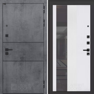 ИНФИНИТИ (Ю) 32 - Зеркало тонированное - Белый софт рельеф  