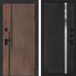 КАРМИНА 31 - Черный кварц, зеркальная вставка с тонировкой  