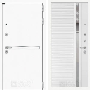 ЛАЙН ВАЙТ 31 - Белый софт (зеркальная вставка с тонировкой) ЛАЙН ВАЙТ 31 - Белый софт (зеркальная вставка с тонировкой)