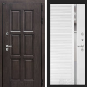 ЛОНДОН 31 - Белый софт (зеркальная вставка с тонировкой)  