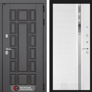 НЬЮ-ЙОРК 31 - Белый софт (зеркальная вставка с тонировкой)  