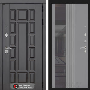 НЬЮ-ЙОРК 32 - Зеркало тонированное - Серый софт рельеф  