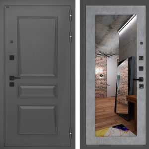 Орлеан зеркало 18 - Бетон светлый  