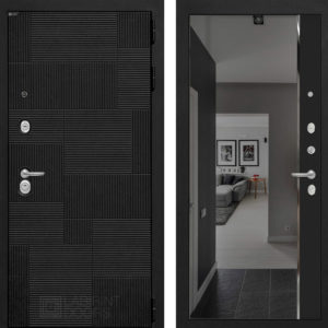 ПАЗЛ Черный кварц Зеркало Панорама с тонировкой  