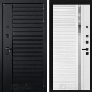 ПИАНО 31 - Белый софт (зеркальная вставка с тонировкой)  