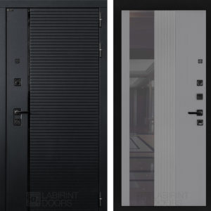 ПИАНО 32 - Зеркало тонированное - Серый софт рельеф  