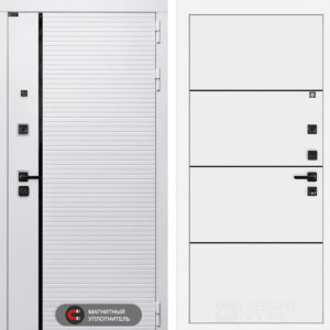 РОЯЛ 25 - Белый софт, черный молдинг  