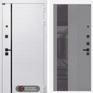 РОЯЛ 32 - Зеркало тонированное - Серый софт рельеф  