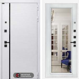 РОЯЛ Белый софт, зеркало с фацетом РОЯЛ Белый софт, зеркало с фацетом