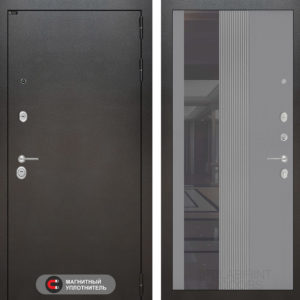 СИЛЬВЕР 32 - Зеркало тонированное - Серый софт рельеф  