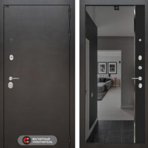 СИЛЬВЕР Черный кварц Зеркало Панорама с тонировкой  