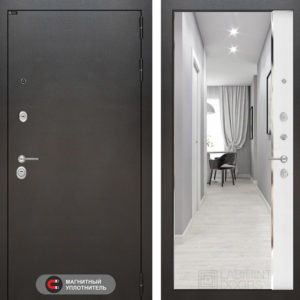 СИЛЬВЕР Белый софт Зеркало Панорама  