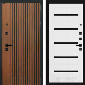 ШТОРМ (Ю) 01 - Белое дерево, стекло черное  