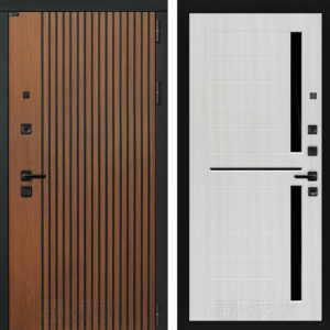 ШТОРМ (Ю) 02 - Сандал белый, стекло черное  