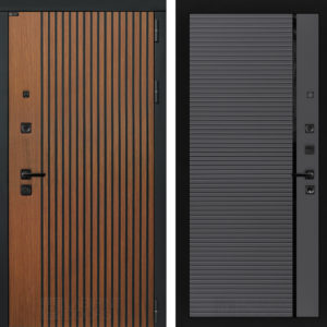 ШТОРМ (Ю) 22 - Графит софт, черная вставка  