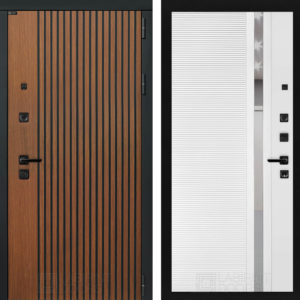 ШТОРМ (Ю) 31 - Белый софт (зеркальная вставка с тонировкой)  