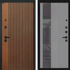 ШТОРМ (Ю) 32 - Зеркало тонированное - Серый софт рельеф  