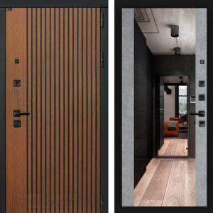 ШТОРМ (Ю) Бетон светлый Зеркало Максимум  