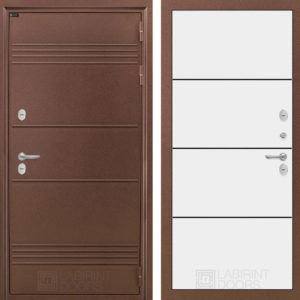 ТЕРМО ЛАЙТ (Ю) 25 - Белый софт, черный молдинг  