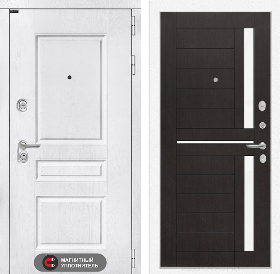 ВЕРСАЛЬ (Ю) 02 - Венге, стекло белое ВЕРСАЛЬ (Ю) 02 - Венге, стекло белое