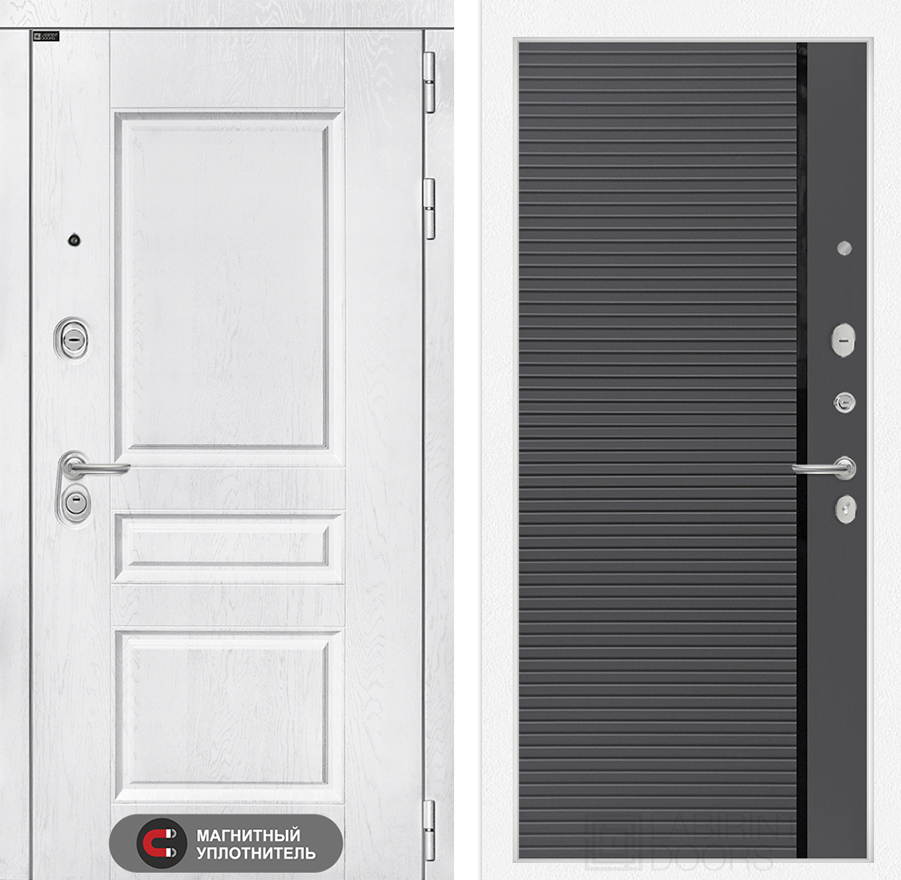 ВЕРСАЛЬ (Ю) 22 - Графит софт, черная вставка ВЕРСАЛЬ (Ю) 22 - Графит софт, черная вставка