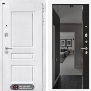 ВЕРСАЛЬ (Ю) Черный кварц Зеркало Панорама с тонировкой  