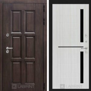 ЛОНДОН 02 - Сандал белый, стекло черное  