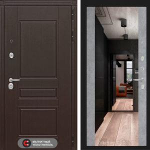 МЕГАПОЛИС Бетон светлый Зеркало Максимум  