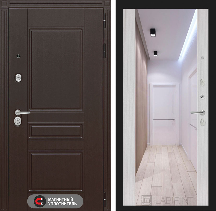 МЕГАПОЛИС Сандал белый Зеркало Максимум МЕГАПОЛИС Сандал белый Зеркало Максимум