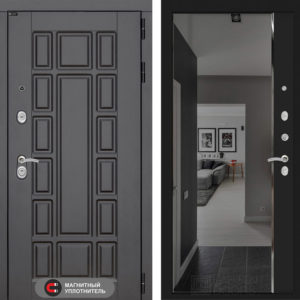 НЬЮ-ЙОРК Черный кварц Зеркало Панорама с тонировкой  