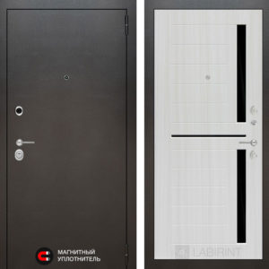 СИЛЬВЕР 02 - Сандал белый, стекло черное  