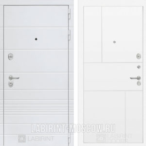 Дверь Лабиринт TRENDO 21 - Белый софт  