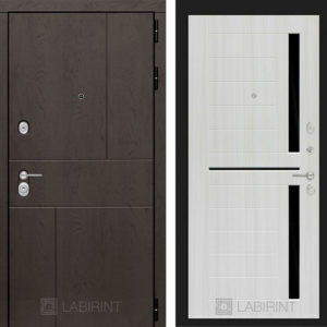 УРБАН 02 - Сандал белый, стекло черное  